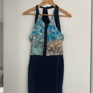 Dark Navy Sleeveless Summer Dress